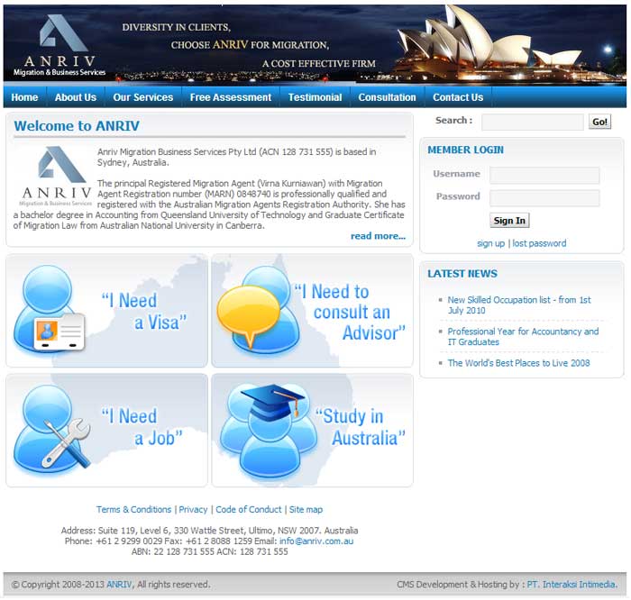 Anriv Australia Migration Business Services