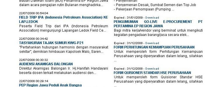 Pertamina EP Java Region
