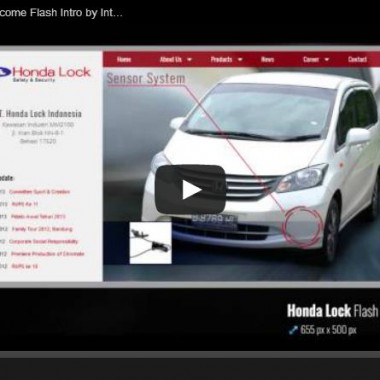 Honda Lock Indonesia Welcome Flash Intro by Interaksi.co.id