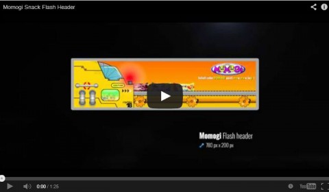 Momogi Snack Flash Header
