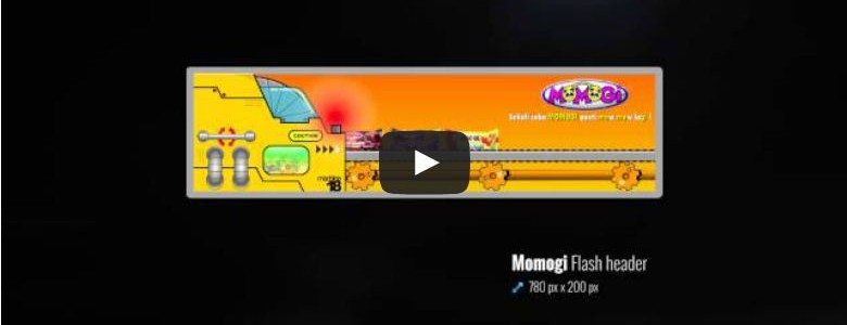 Momogi Snack Flash Header