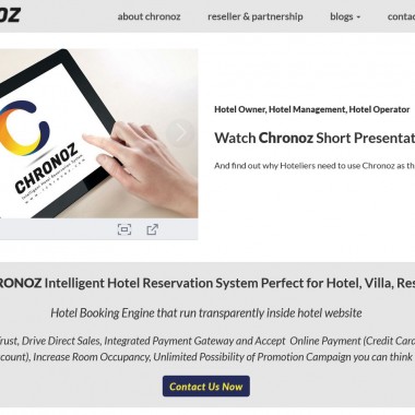 iChronoz Intelligent Hotel Reservation System